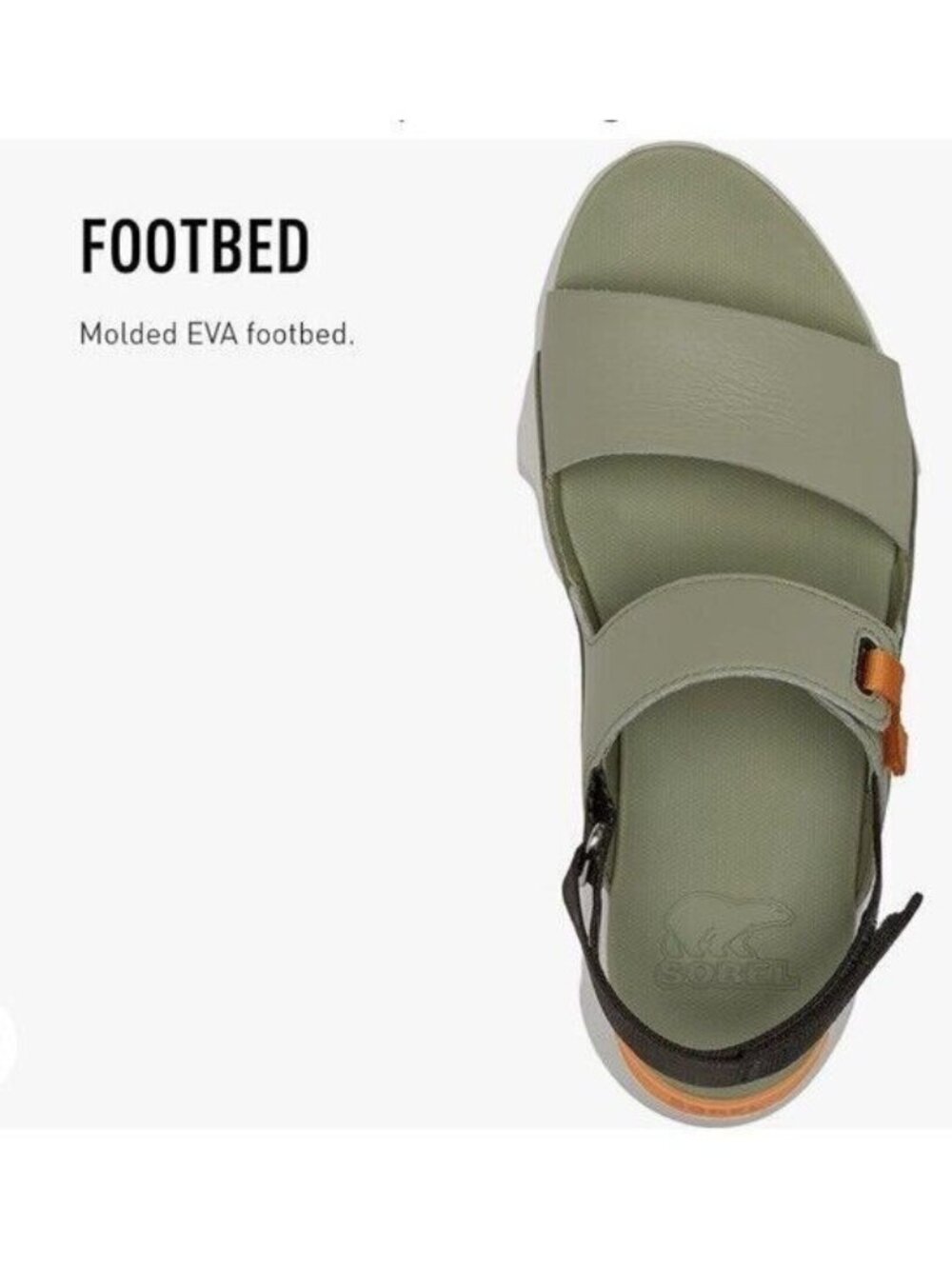 SOREL Women's Kinetic Impact II Sling Low Sandals - Size 12 US EUR 43 New - Picture 3 of 7